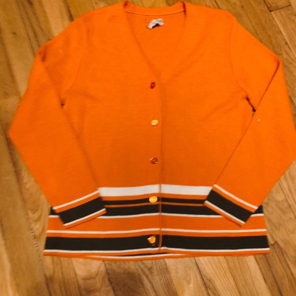 W  OK MENS 70s BOHO RETRO CARDIGAN ! - Picture 1 of 4